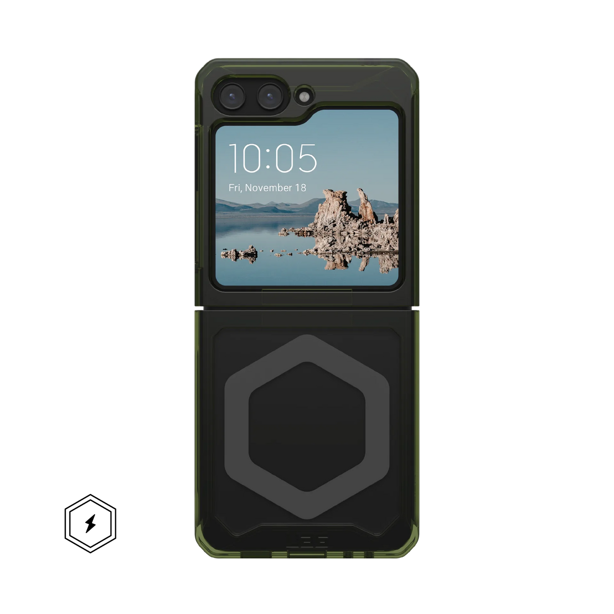 เคส UAG รุ่น Plyo Pro – Galaxy Z Flip 5 – สี Olive/Space Grey