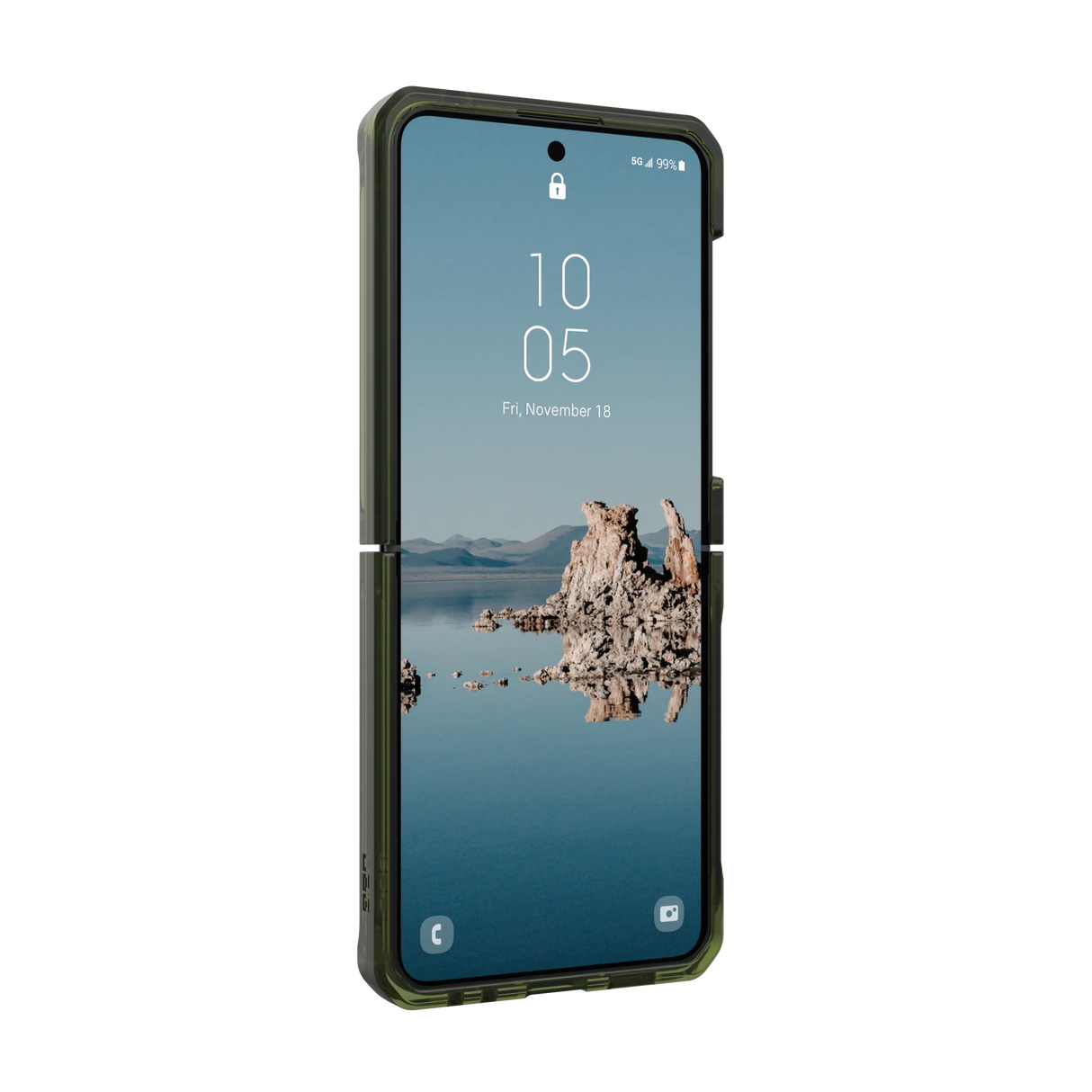 เคส UAG รุ่น Plyo Pro – Galaxy Z Flip 5 – สี Olive/Space Grey