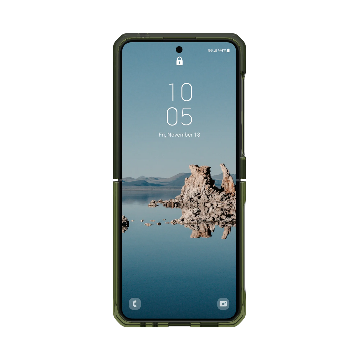 เคส UAG รุ่น Plyo Pro – Galaxy Z Flip 5 – สี Olive/Space Grey