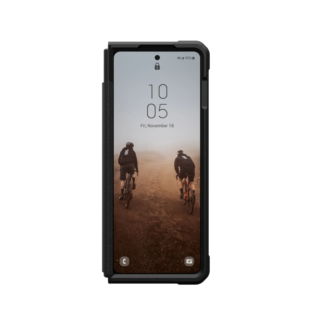 เคส UAG รุ่น Civilian - Galaxy Z Fold 5 - สี Black