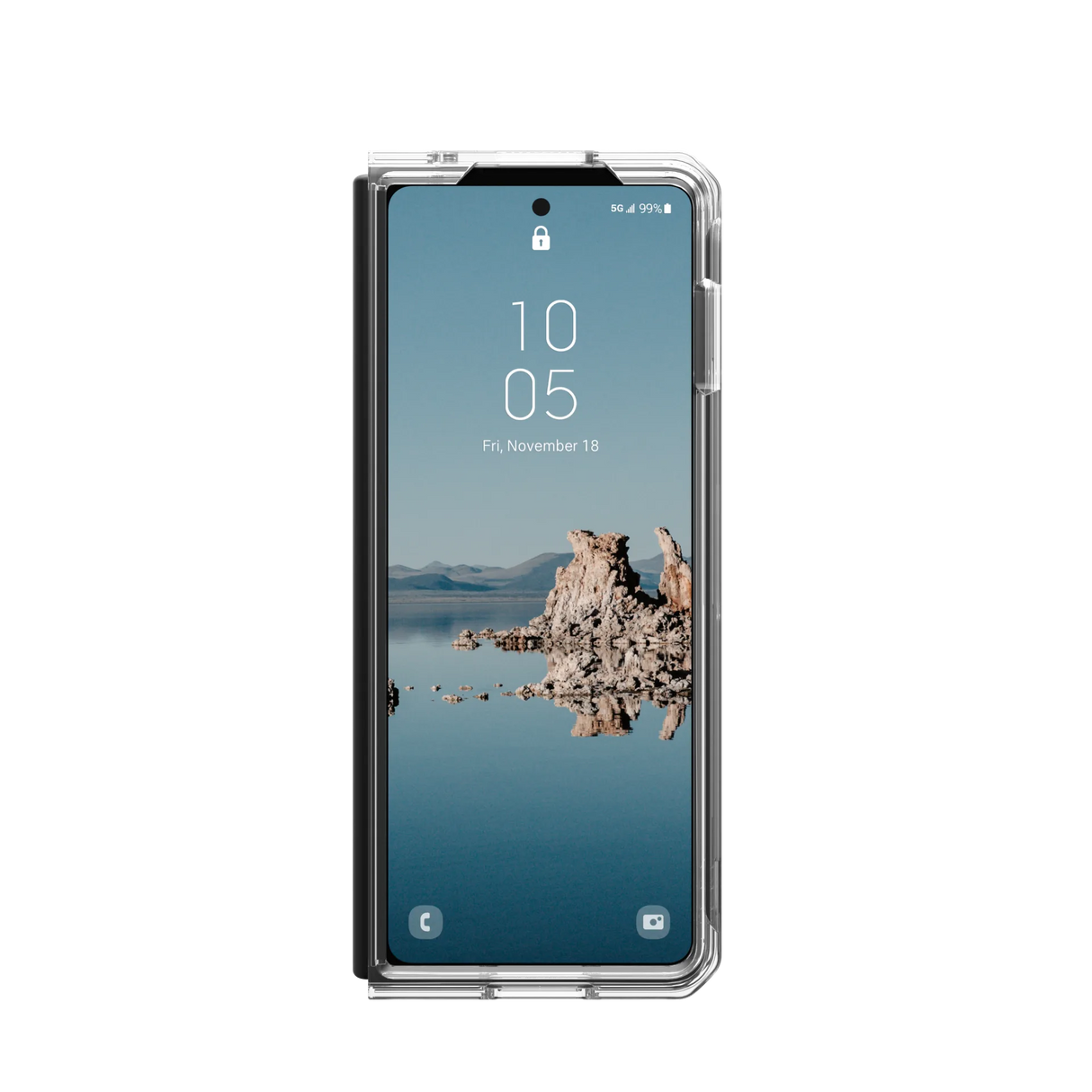 เคส UAG รุ่น Plyo Pro - Galaxy Z Fold 5 - สี Ice/Silver