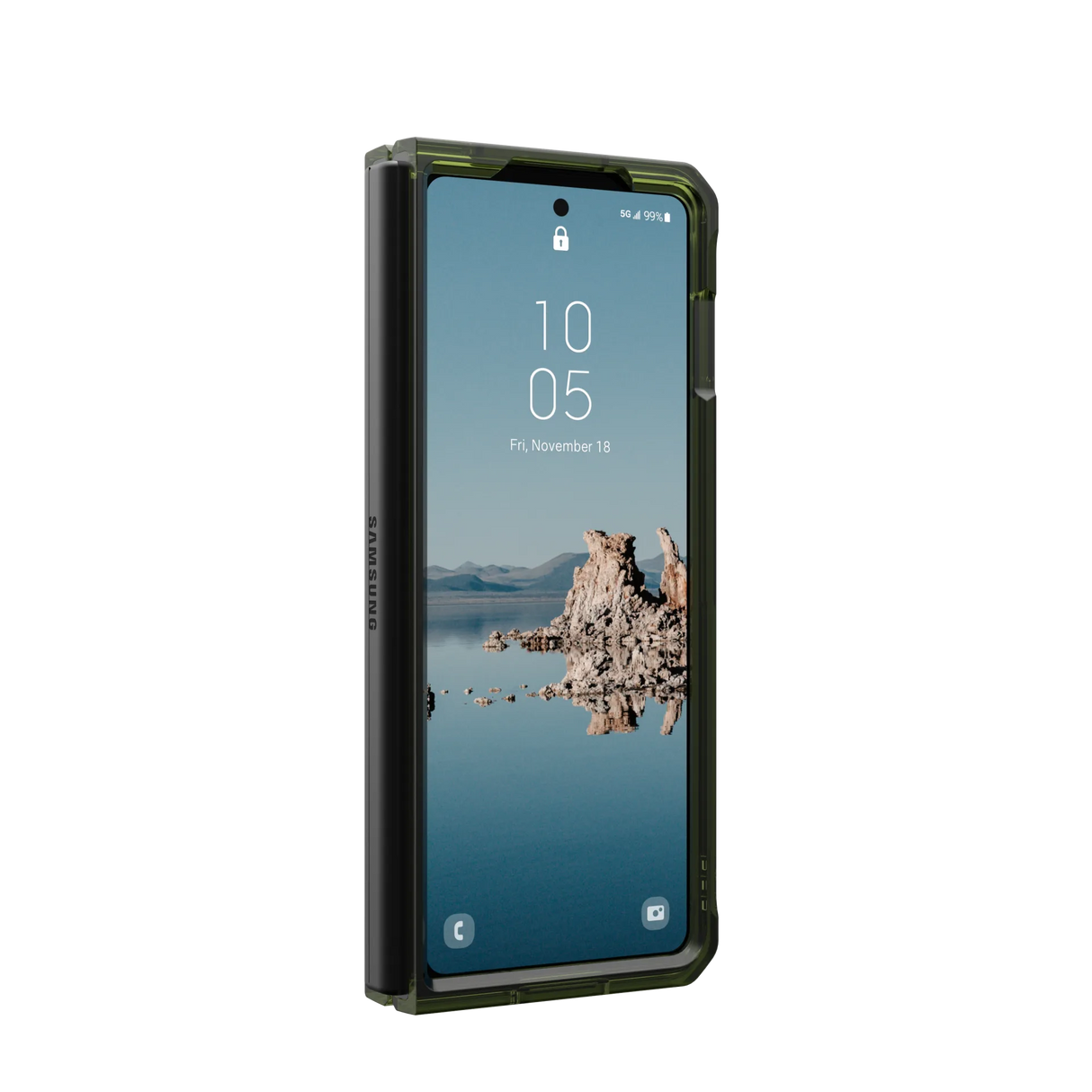 เคส UAG รุ่น Plyo Pro - Galaxy Z Fold 5 - สี Olive/Space Grey