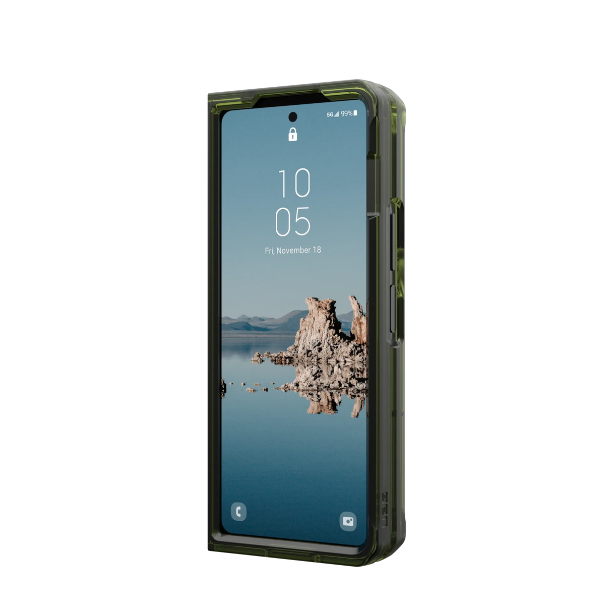 เคส UAG รุ่น Plyo Pro - Galaxy Z Fold 5 - สี Olive/Space Grey