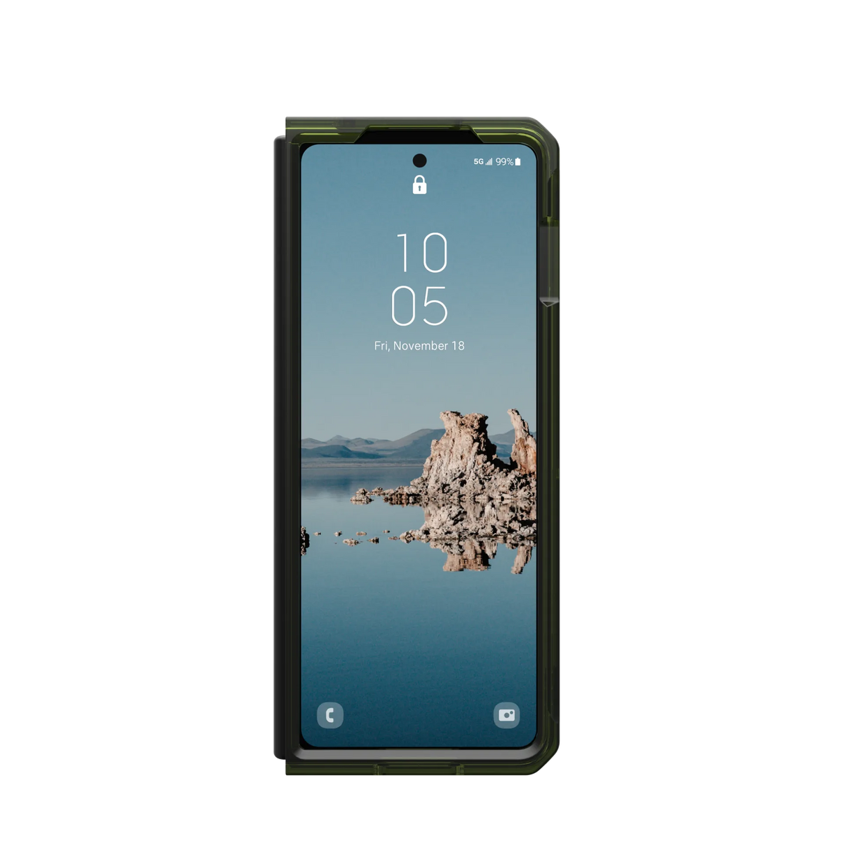 เคส UAG รุ่น Plyo Pro - Galaxy Z Fold 5 - สี Olive/Space Grey