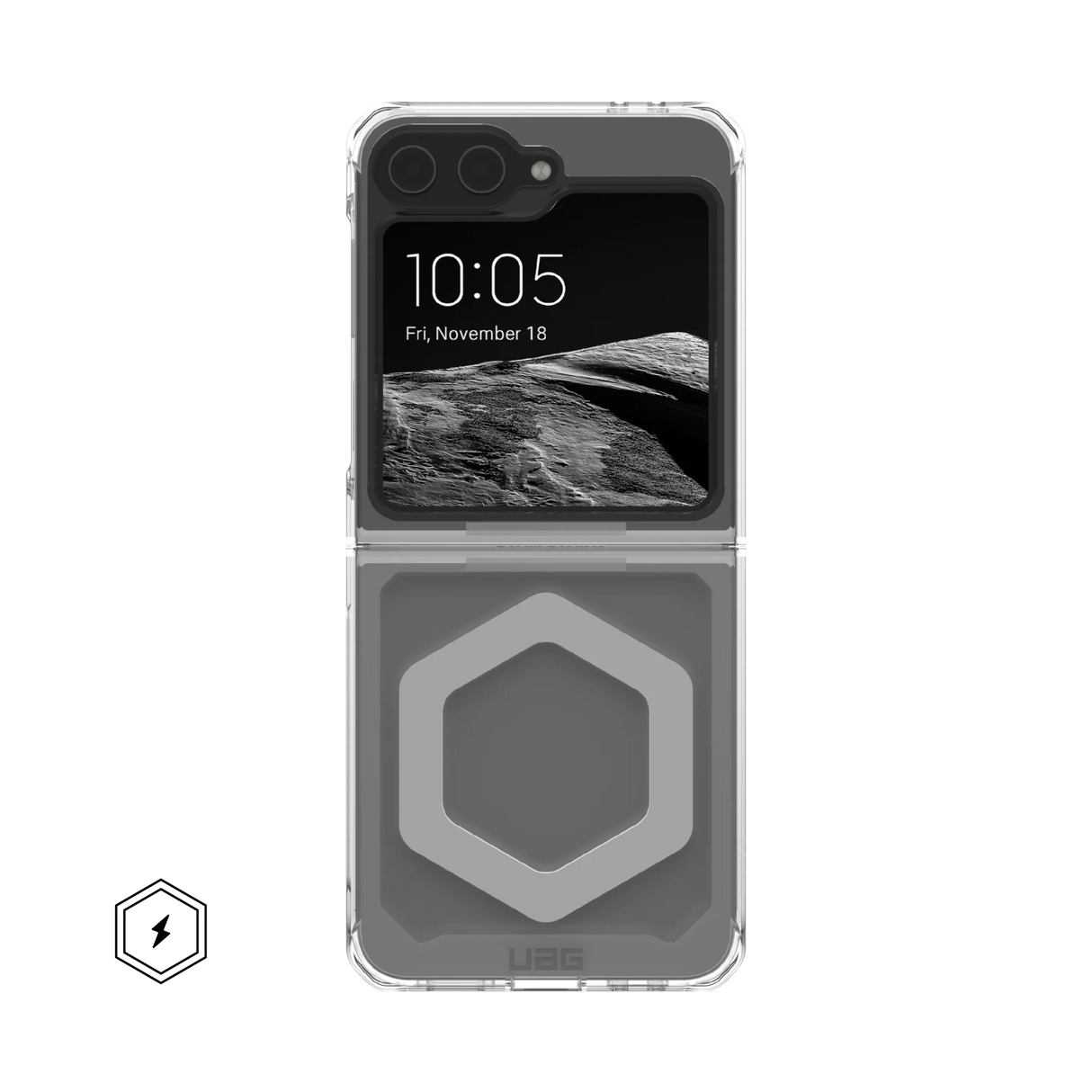 เคส UAG รุ่น Plyo - Galaxy Z Flip 6 - สี Ice/Silver