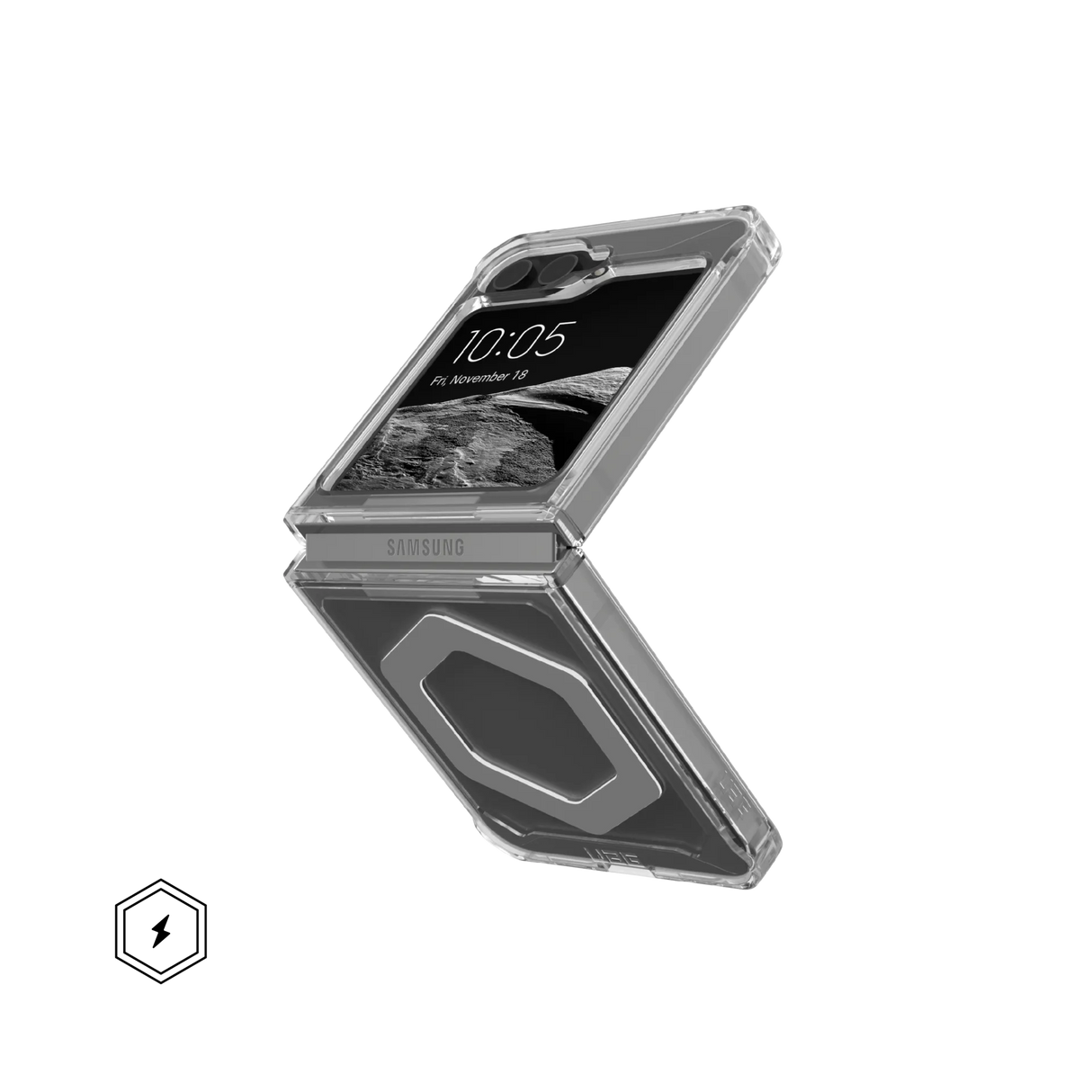 เคส UAG รุ่น Plyo - Galaxy Z Flip 6 - สี Ice/Silver