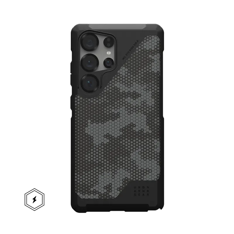 UAG รุ่น Metropolis LT with Magnetic - เคส Galaxy S25 Ultra - สี Micro Hex Camo Graphite