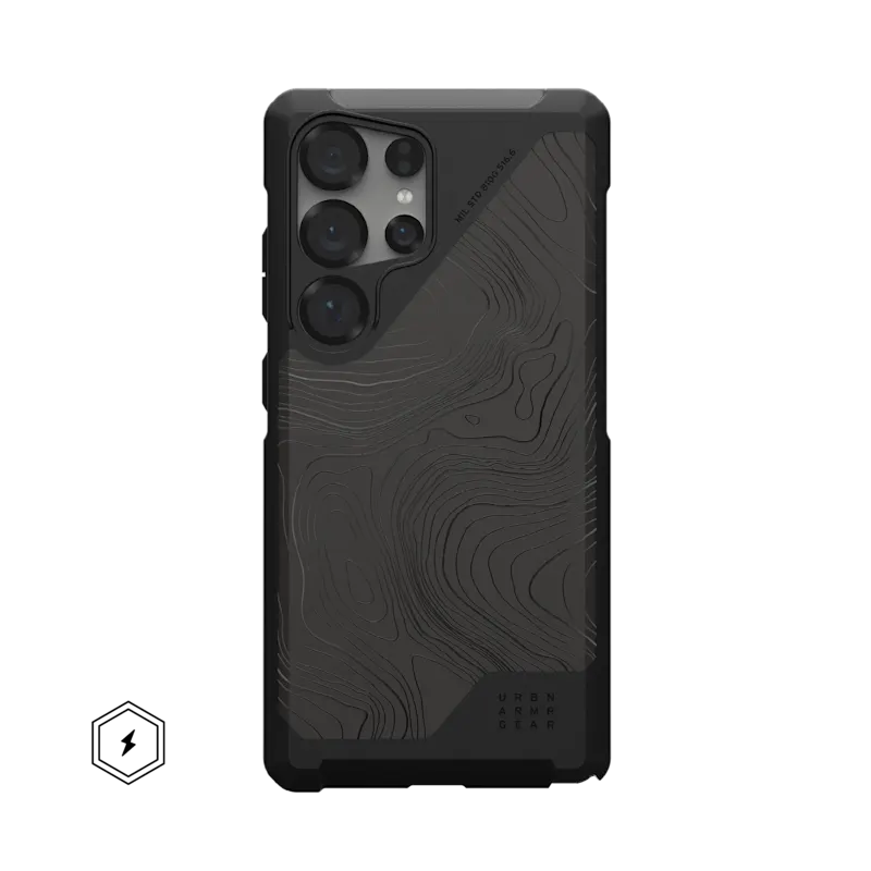 UAG รุ่น Metropolis LT with Magnetic - เคส Galaxy S25 Ultra - สี Topography Black