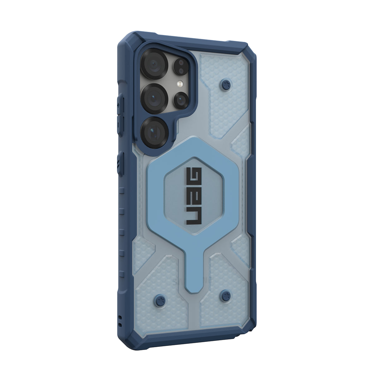 UAG รุ่น Pathfinder Clear with Magnetic Bundle - เคส Galaxy S25 Ultra - สี Blues/Lanyard
