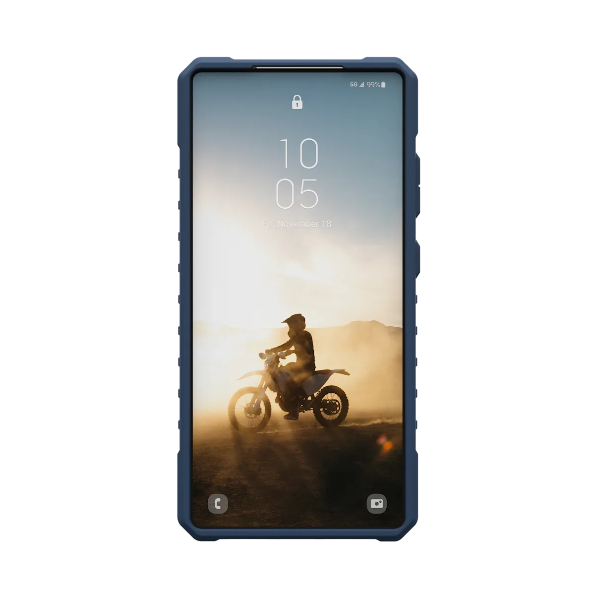 UAG รุ่น Pathfinder Clear with Magnetic Bundle - เคส Galaxy S25 Ultra - สี Blues/Lanyard