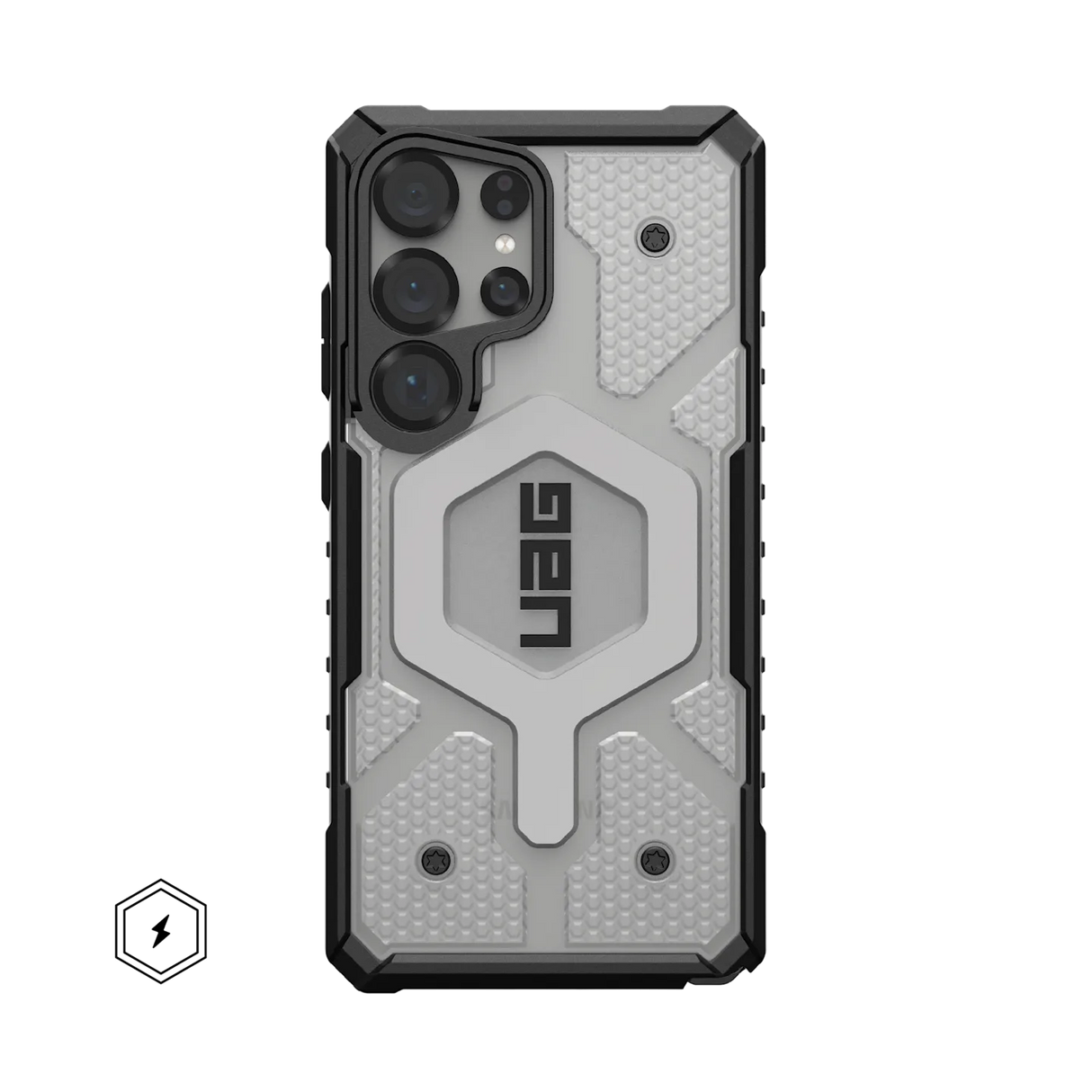 UAG รุ่น Pathfinder Clear with Magnetic - เคส Galaxy S25 Ultra - สี Ice/Silver