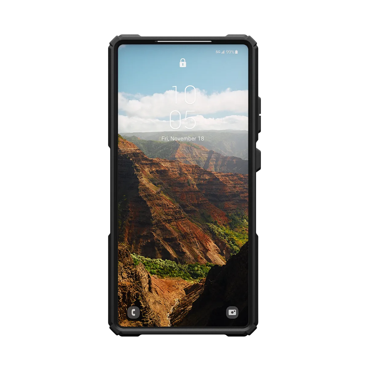 UAG รุ่น Plasma XTE with Magnetic - เคส Galaxy S25 Ultra - สี Black/Orange