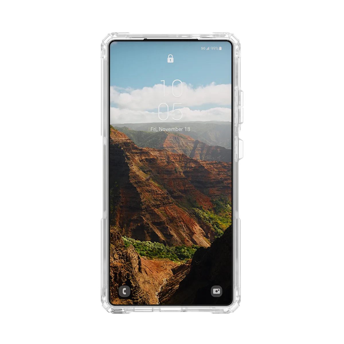 UAG รุ่น Plasma XTE with Magnetic - เคส Galaxy S25 Ultra - สี Clear/Titanium