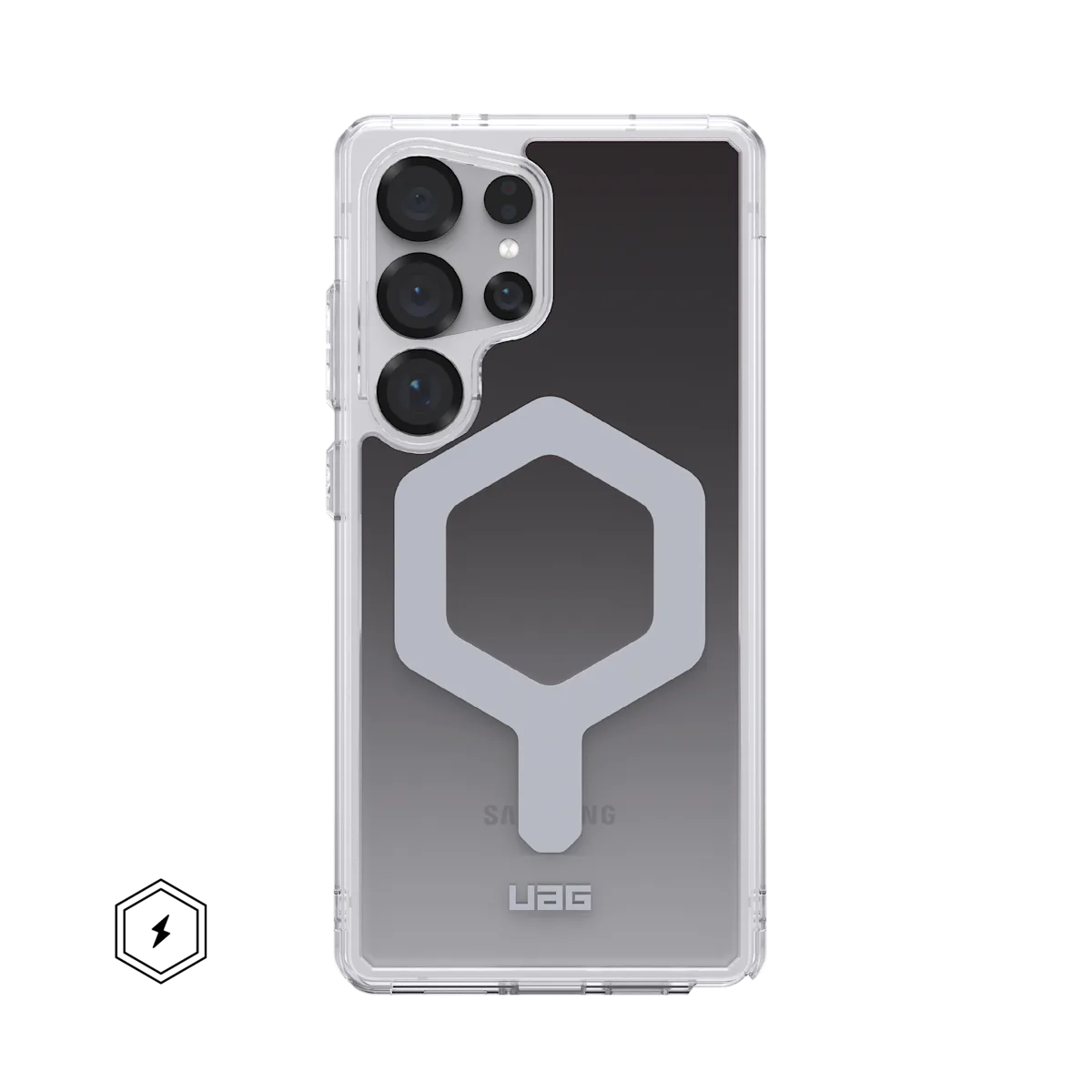 UAG รุ่น Plyo Pro - เคส Galaxy S25 Ultra - สี Black/Clear Ombre