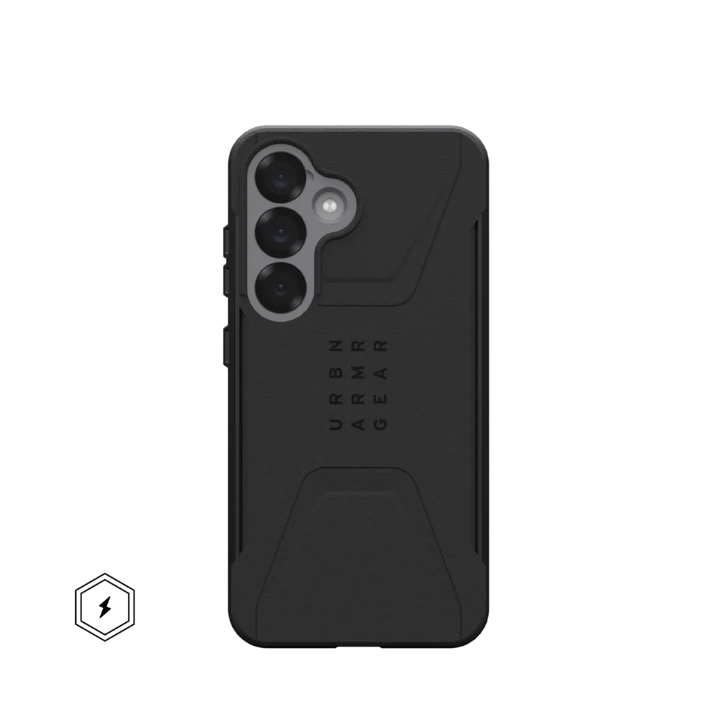 UAG รุ่น Civilian with Magnetic - เคส Galaxy S25 - สี Black