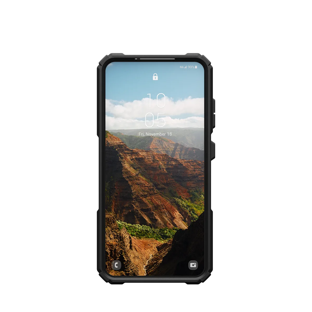 UAG รุ่น Plasma XTE with Magnetic - เคส Galaxy S25 - สี Black/Orange