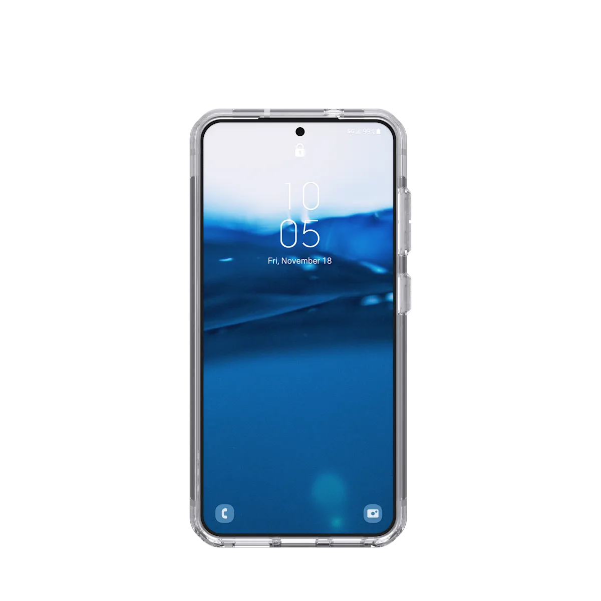 UAG รุ่น Plyo Pro - เคส Galaxy S25 - สี Ice/Silver