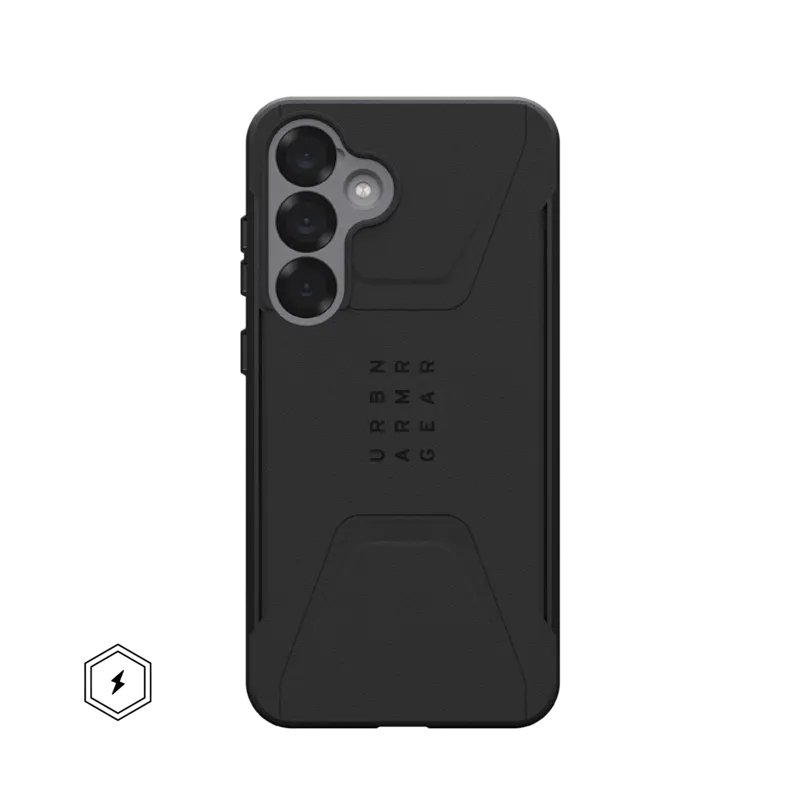 UAG รุ่น Civilian with Magnetic – เคส Galaxy S25 Plus – สี Black