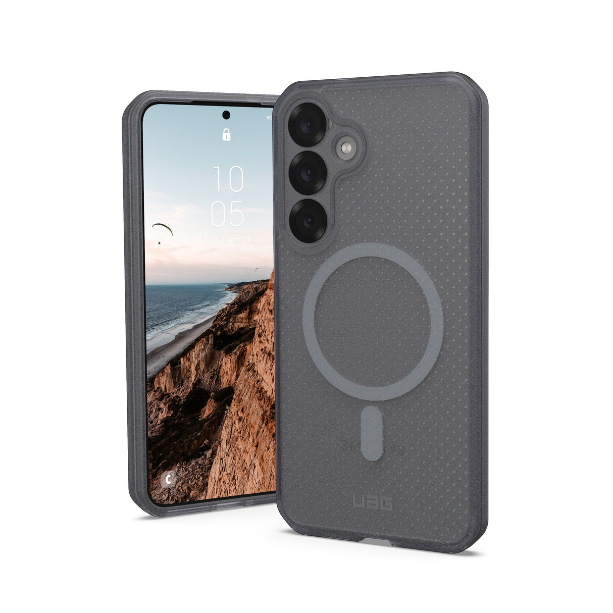 UAG รุ่น Dot with Magnetic - เคส Galaxy S25 Plus - สี Ash