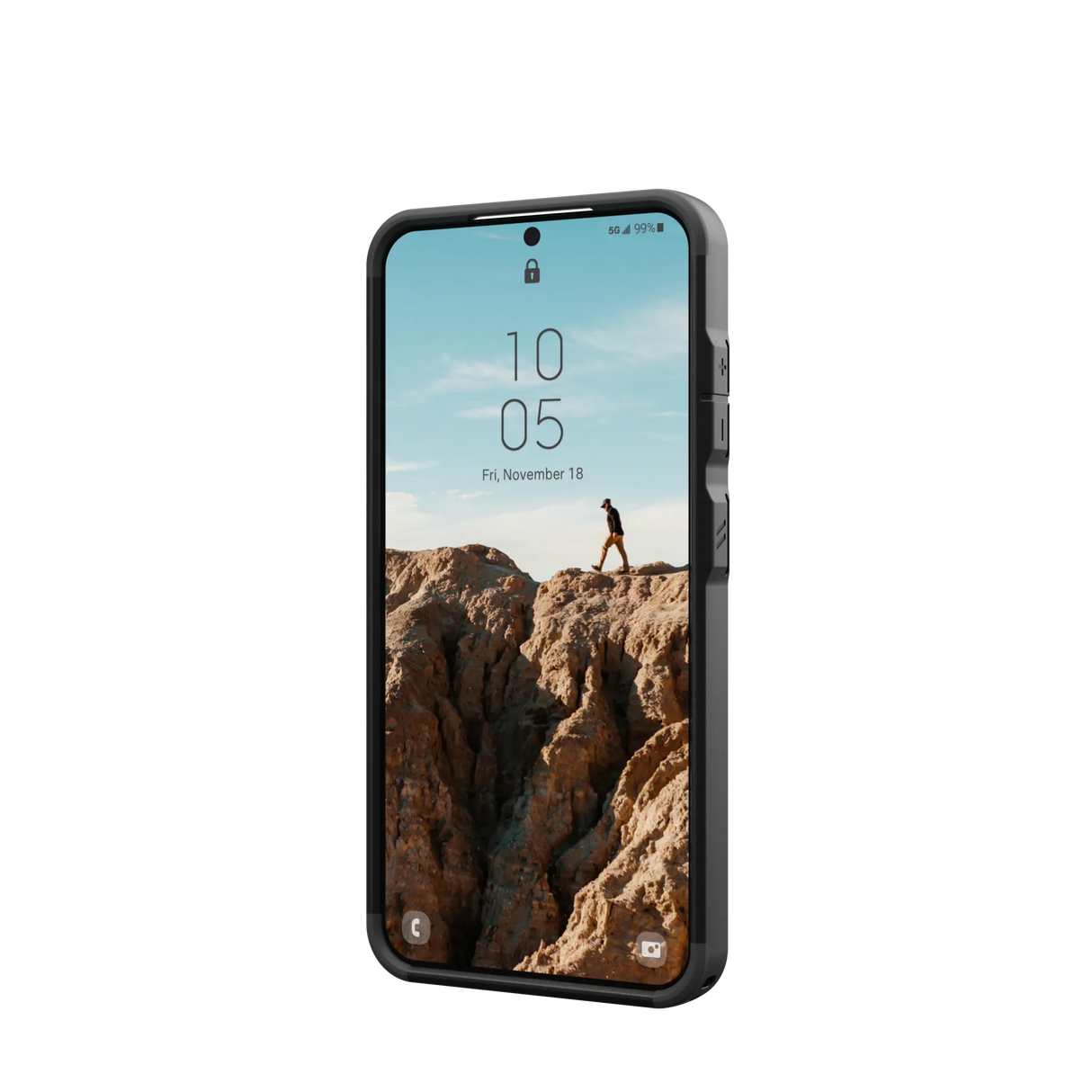 เคส UAG รุ่น Civilian - Galaxy S24 - สี Black