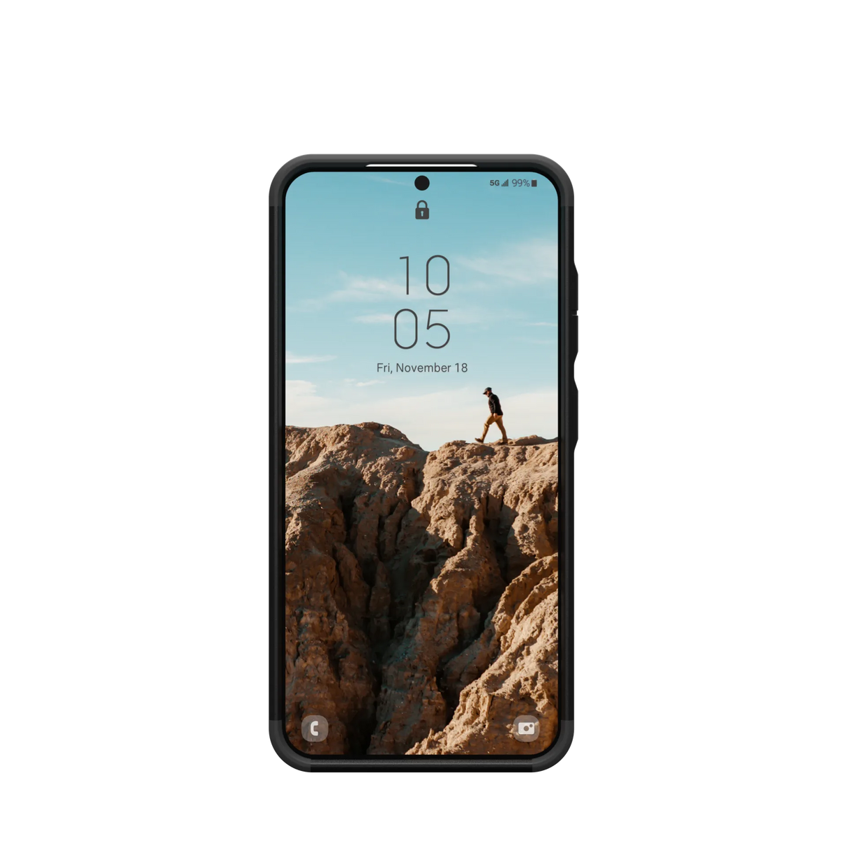 เคส UAG รุ่น Civilian - Galaxy S24 - สี Black