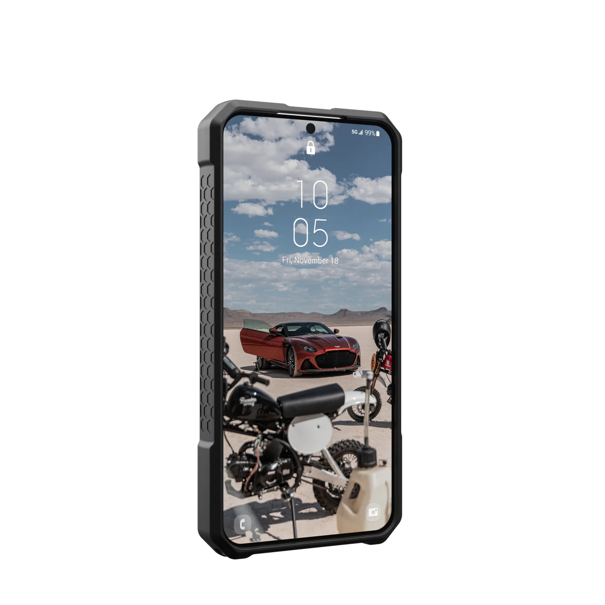 เคส UAG รุ่น Monarch - Galaxy S24 - สี Carbon Fiber