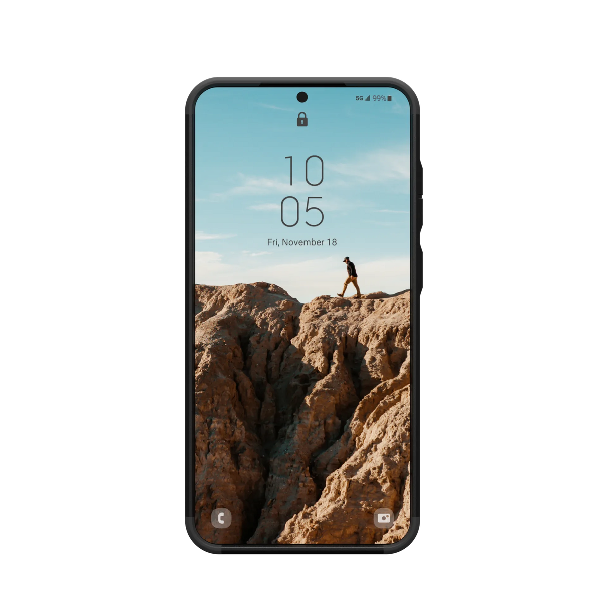 เคส UAG รุ่น Civilian - Galaxy S24 Plus - สี Black