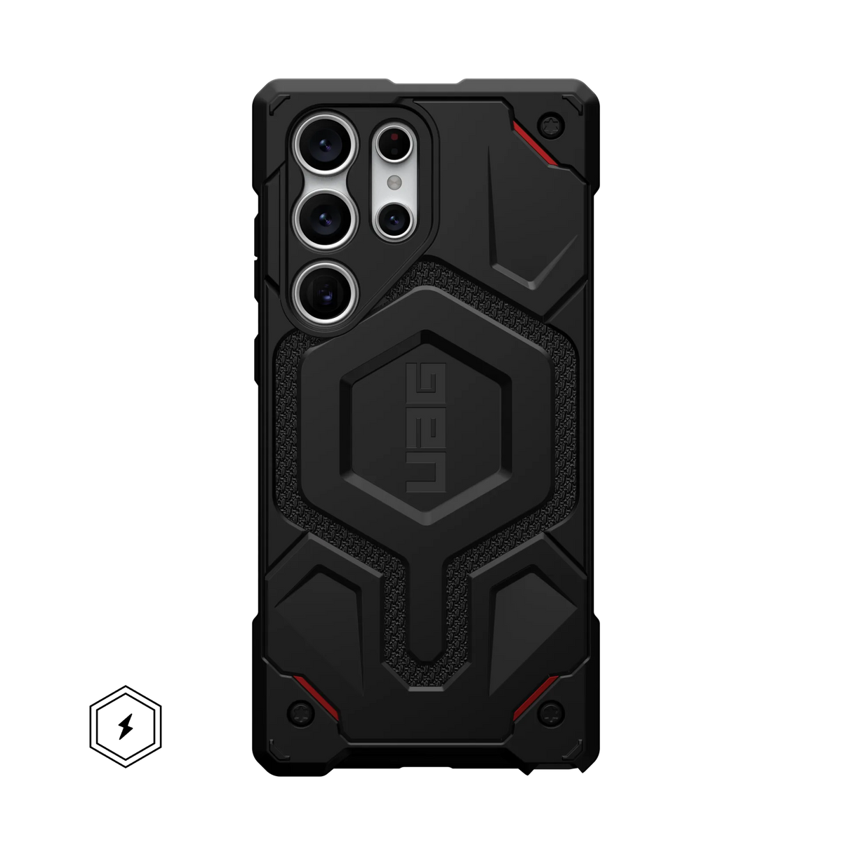 เคส UAG รุ่น Monarch Pro – Galaxy S23 Ultra – ลาย Kevlar Black