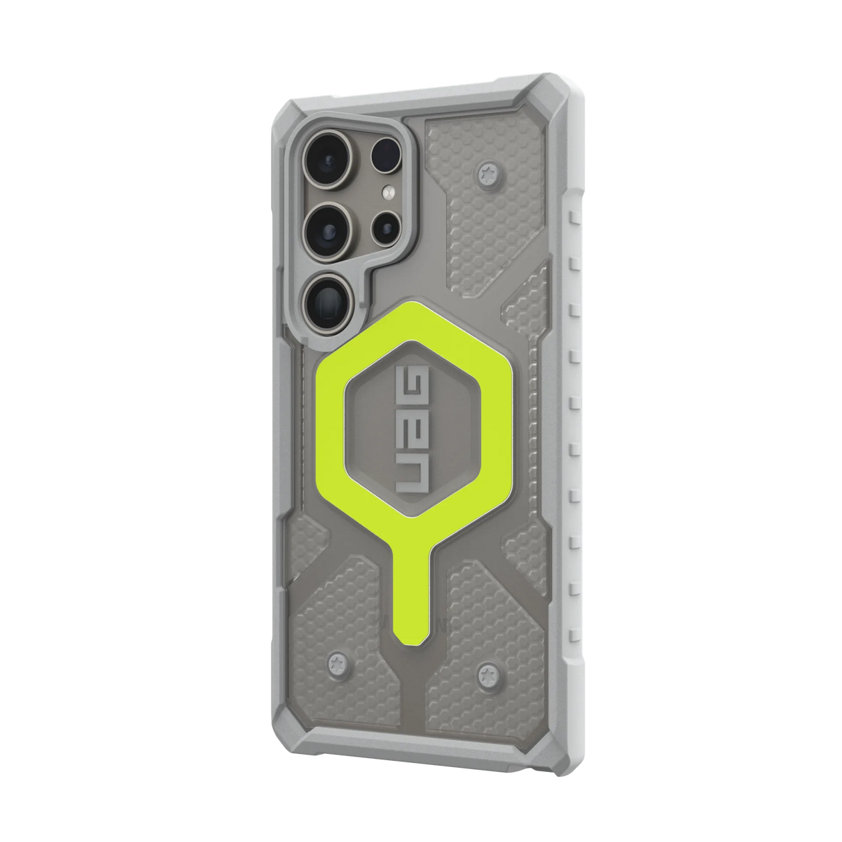 เคส UAG รุ่น Pathfinder Clear with Magnetic - Galaxy S24 Ultra - สี Active Neon
