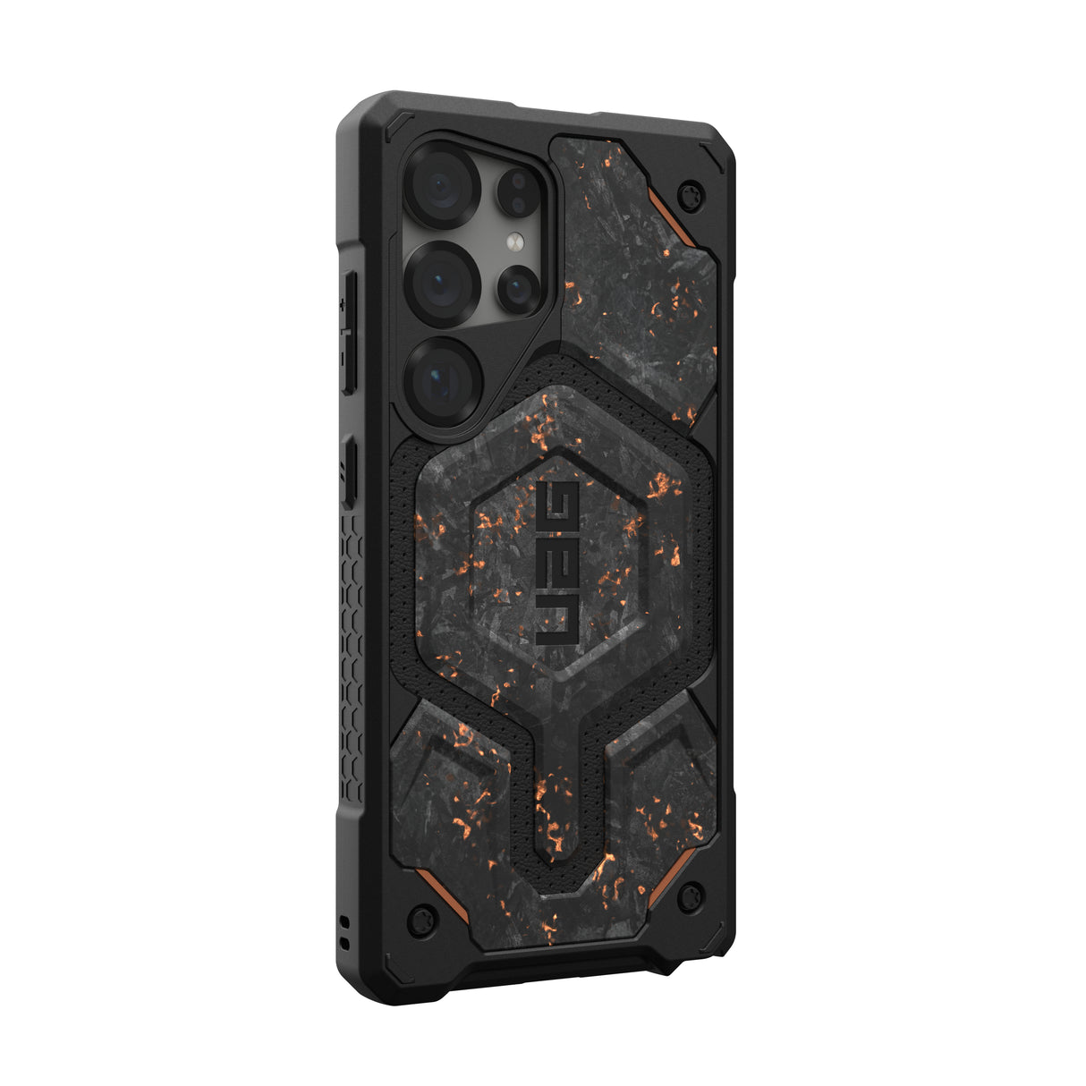 UAG รุ่น Monarch Pro - เคส Galaxy S25 Ultra - สี Forged Carbon Fiber with Copper (Limited Edition)