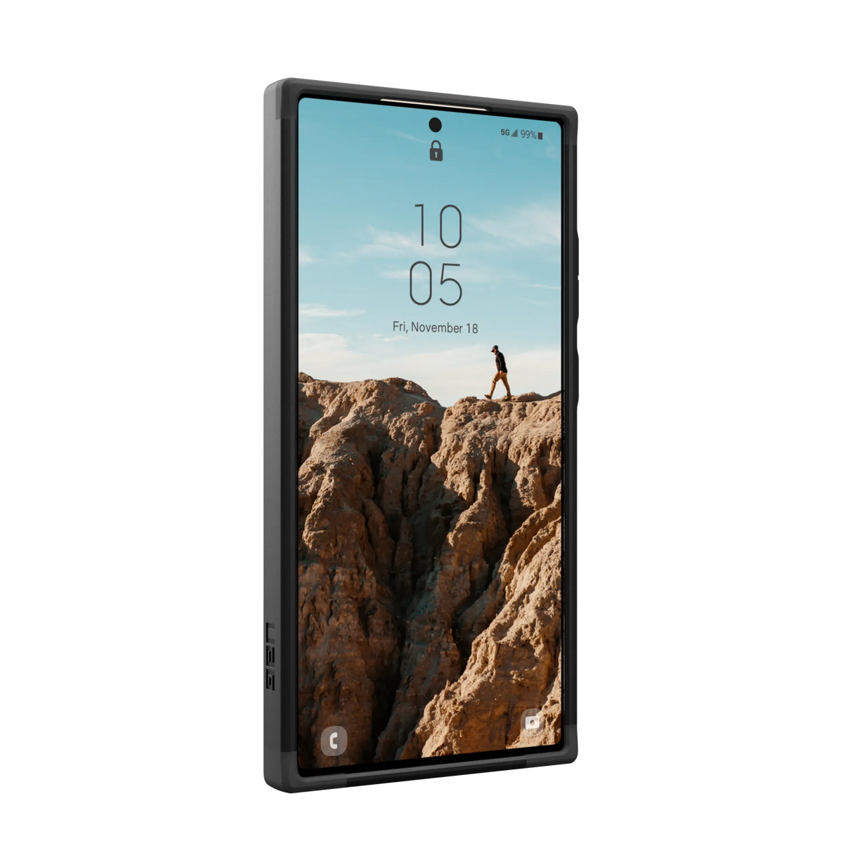 เคส UAG รุ่น Civilian - Galaxy S24 Ultra - สี Black