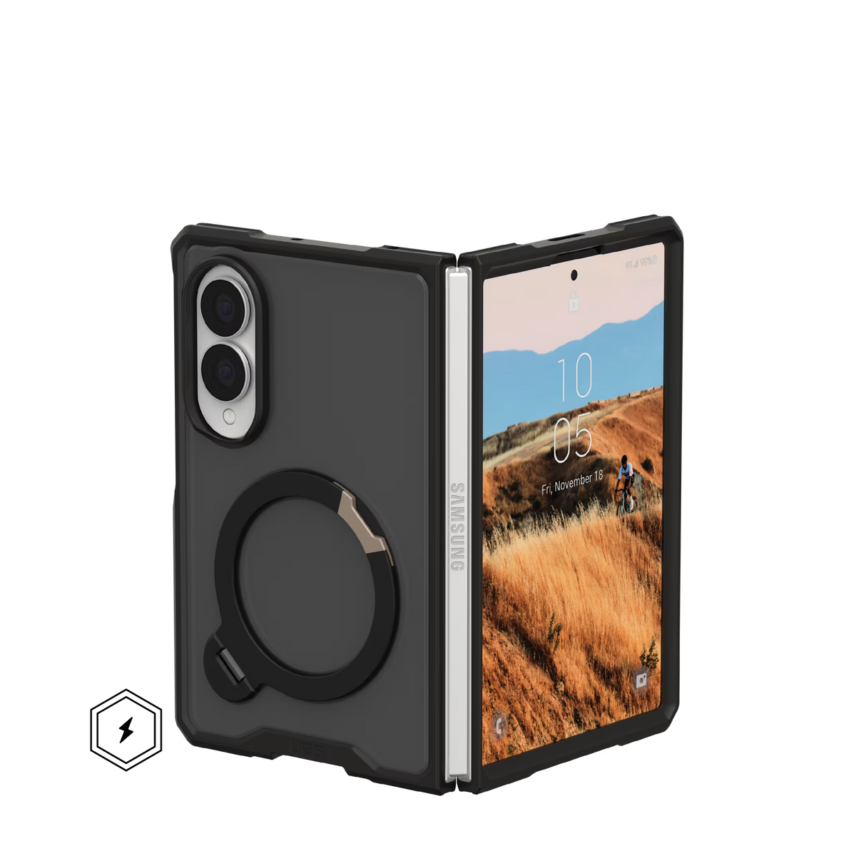 UAG รุ่น Mouve XTE (Magnetic) - เคส Galaxy Z Fold 8 - สี Ash