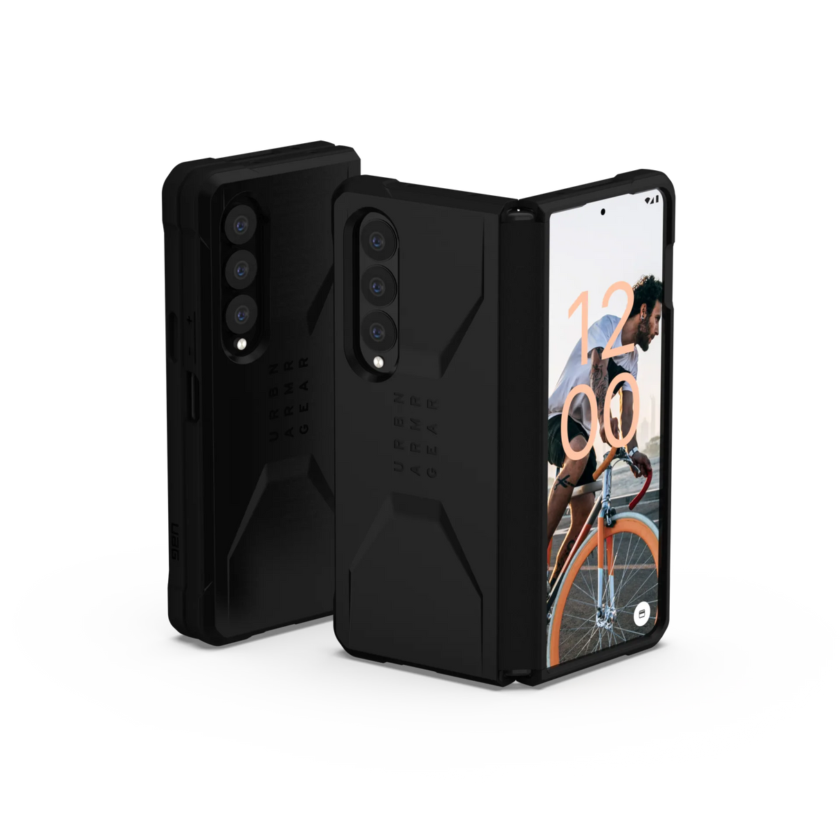 เคส UAG รุ่น Civilian - Galaxy Z Fold 4 - สี Black