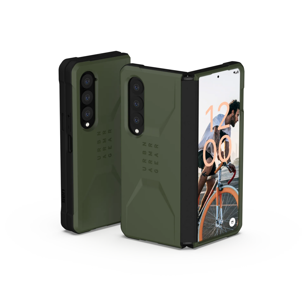 เคส UAG รุ่น Civilian - Galaxy Z Fold 4 - สี Olive