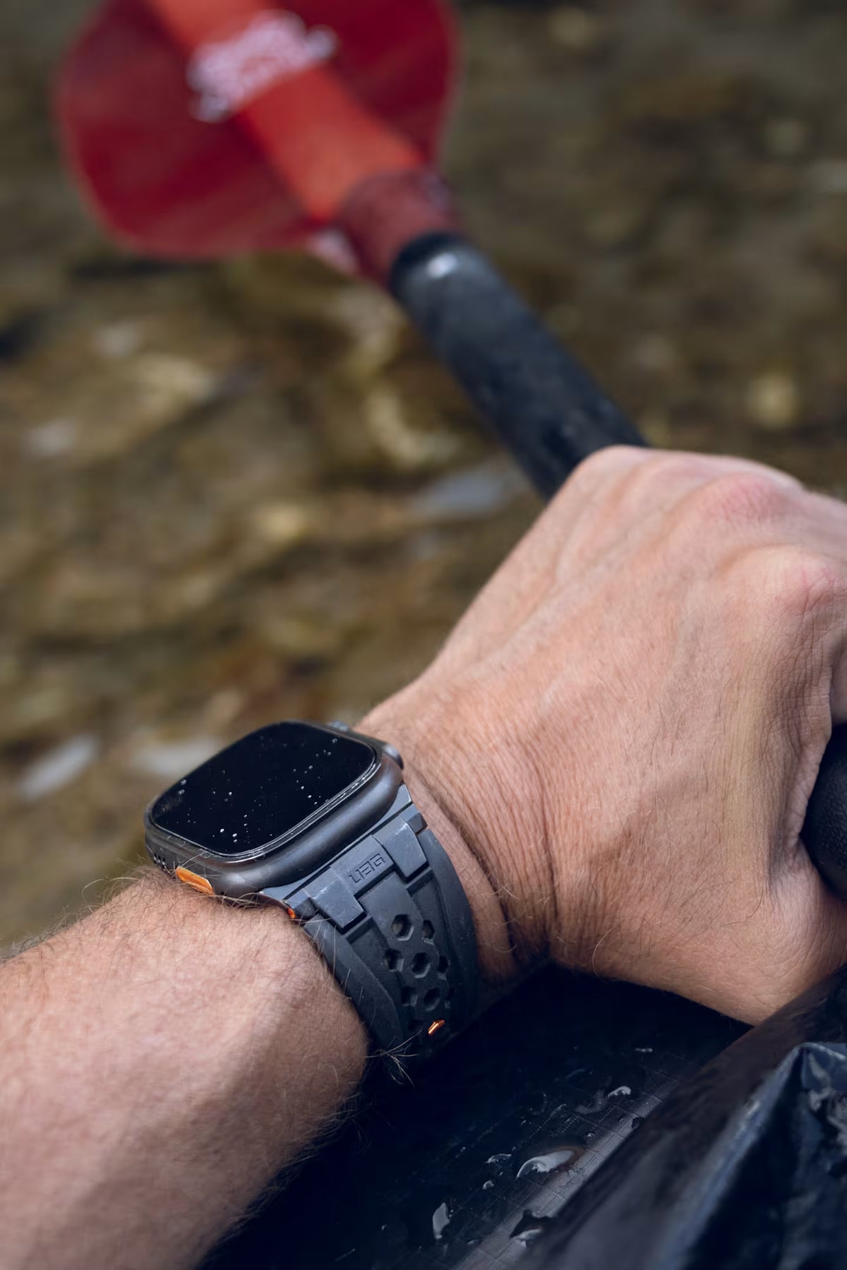UAG รุ่น Monarch - สายนาฬิกา Apple Watch 42/44/45/49mm - สี Dark Earth/Black Titanium