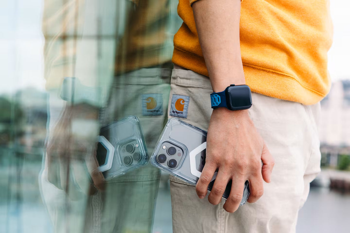 UAG รุ่น Civilian - สายนาฬิกา Apple Watch 42/44/45/46/49mm - สี Deep Purple Synth/Aqua