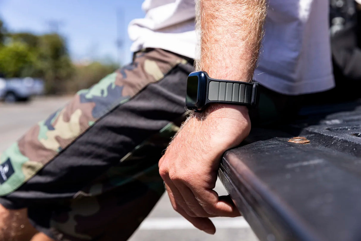 สายนาฬิกา Rip Curl x UAG รุ่น Torquay - Apple Watch 42/44/45/49mm - สี Black/Graphite