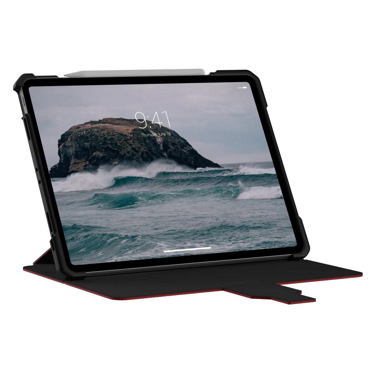 เคส UAG รุ่น Metropolis - iPad Pro 12.9" (6th/5th/4th Gen 2022/2021/2020) - สี Magma