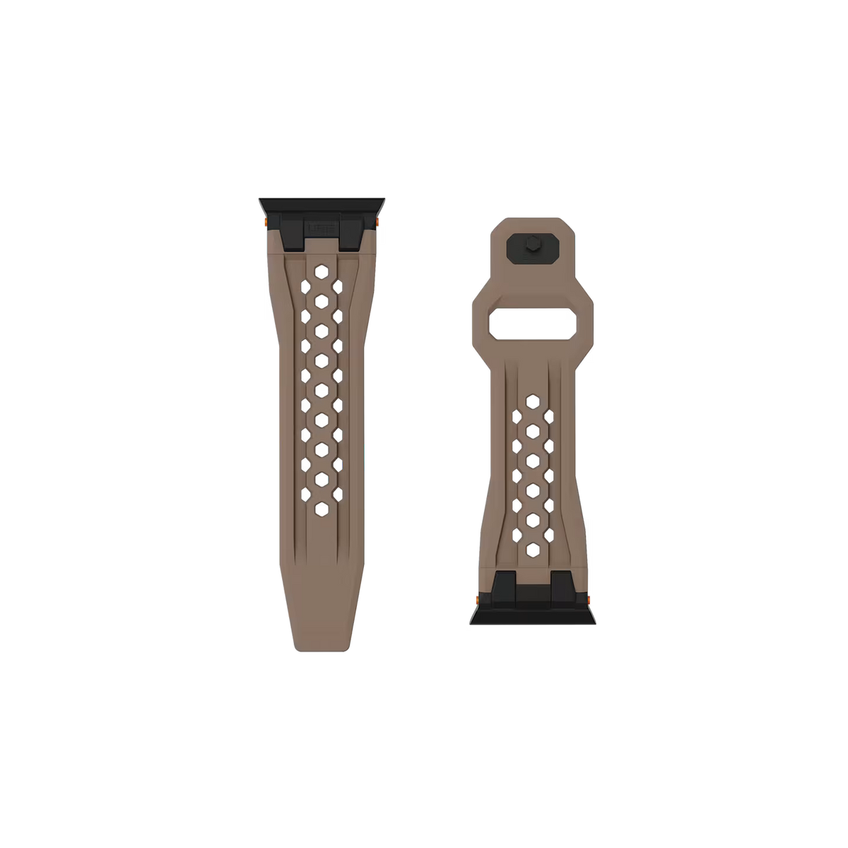 UAG รุ่น Monarch - สายนาฬิกา Apple Watch 42/44/45/49mm - สี Dark Earth/Black Titanium