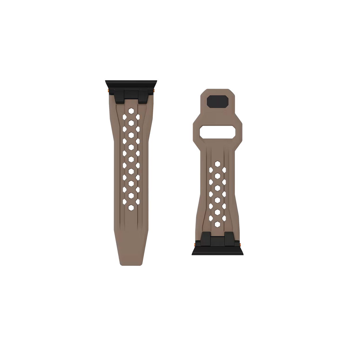 UAG รุ่น Monarch - สายนาฬิกา Apple Watch 42/44/45/49mm - สี Dark Earth/Black Titanium