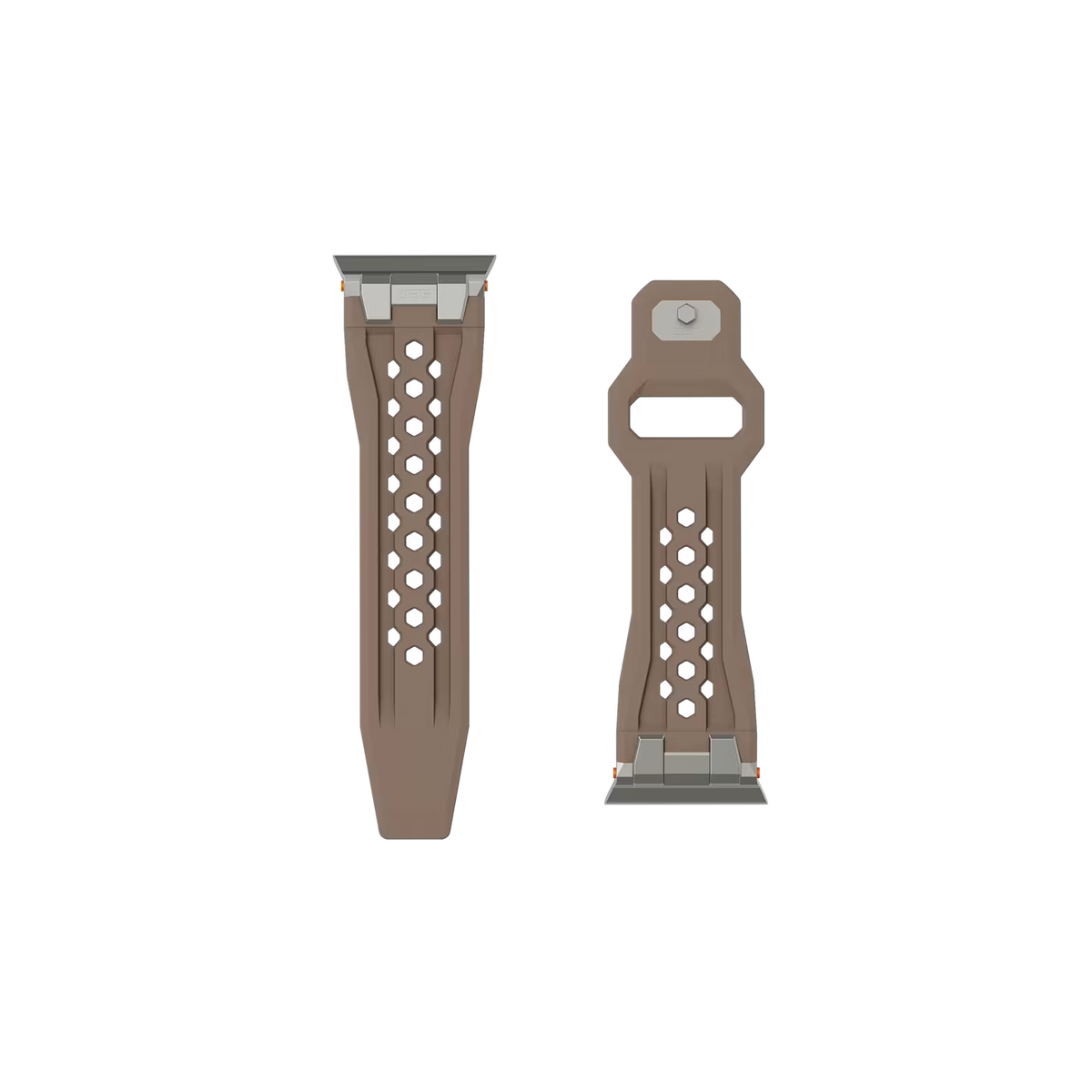 UAG รุ่น Monarch - สายนาฬิกา Apple Watch 42/44/45/49mm - สี Dark Earth/Titanium