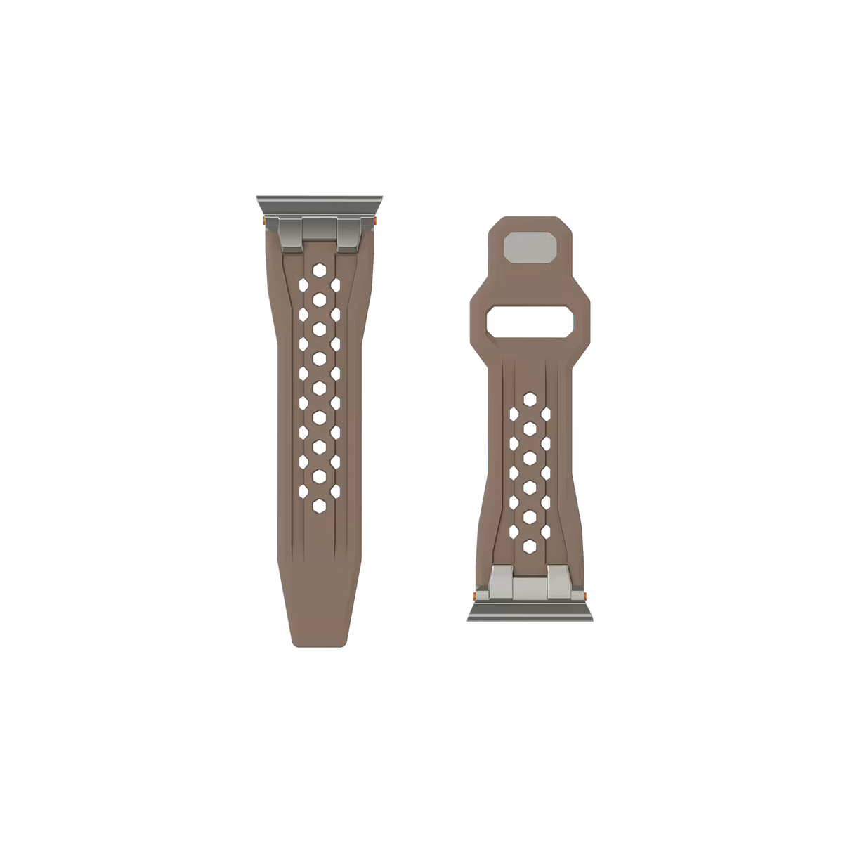 UAG รุ่น Monarch - สายนาฬิกา Apple Watch 42/44/45/49mm - สี Dark Earth/Titanium