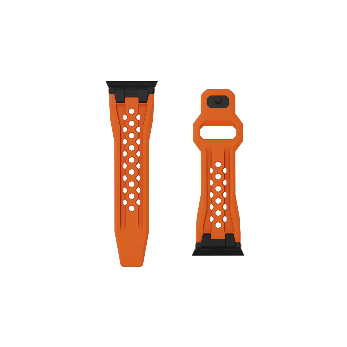 UAG รุ่น Monarch - สายนาฬิกา Apple Watch 42/44/45/49mm - สี Orange/Black Titanium