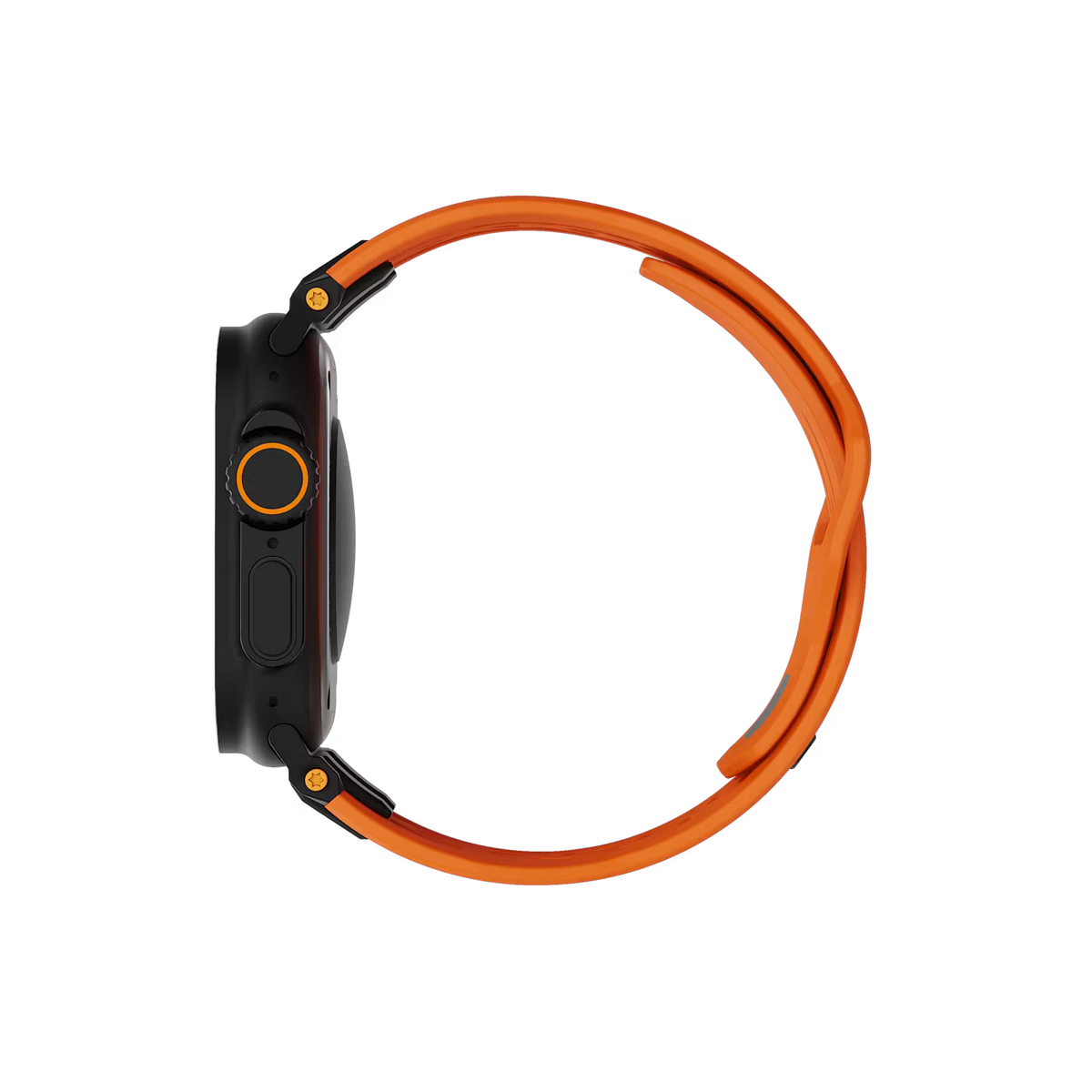 UAG รุ่น Monarch - สายนาฬิกา Apple Watch 42/44/45/49mm - สี Orange/Black Titanium