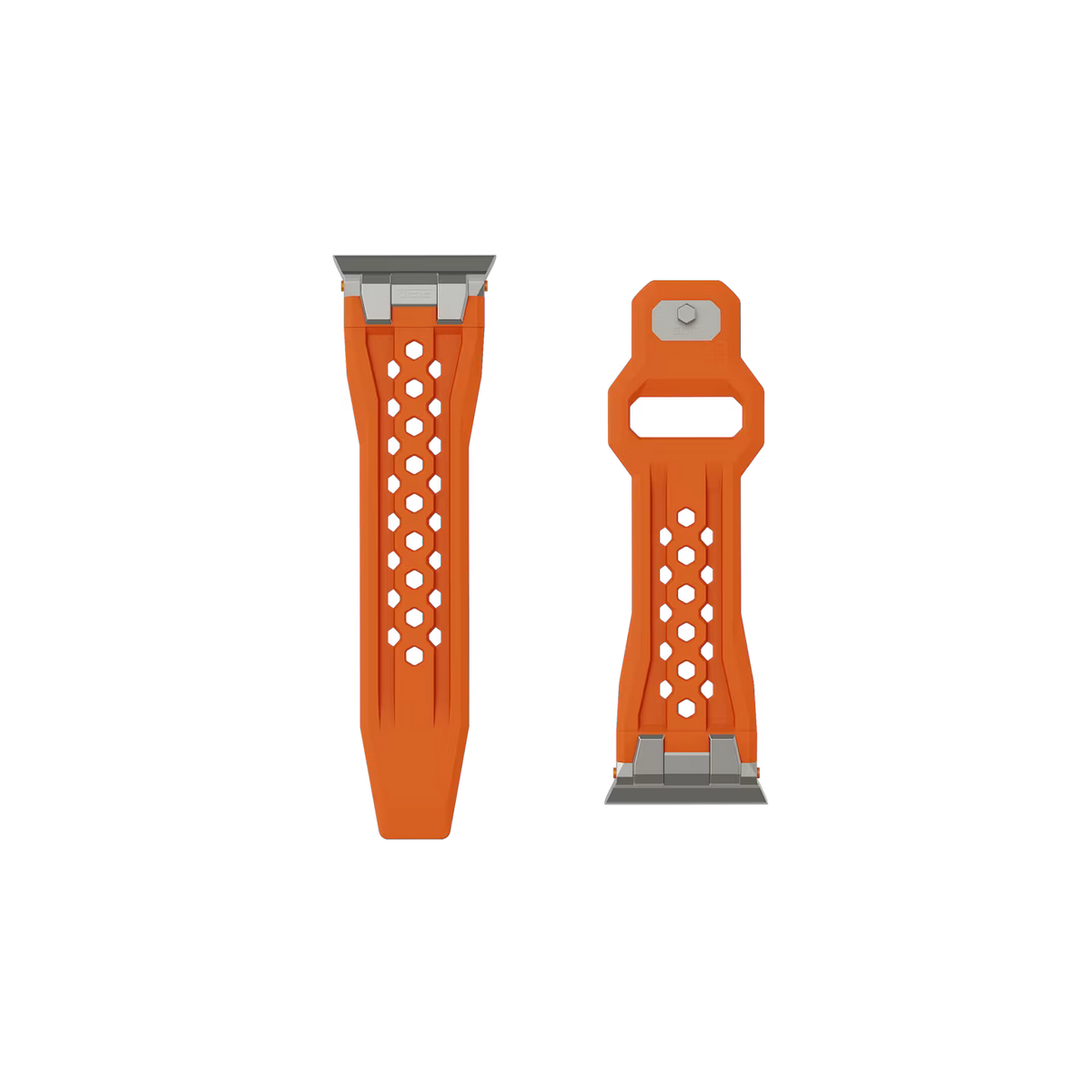UAG รุ่น Monarch - สายนาฬิกา Apple Watch 42/44/45/49mm - สี Orange/Titanium
