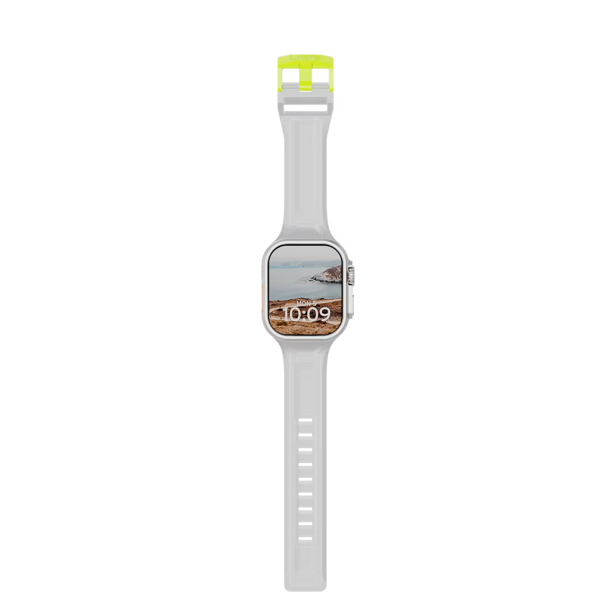UAG รุ่น Scout - สายนาฬิกา Apple Watch 44/45/46/49mm - สี Smoke/Active Neon