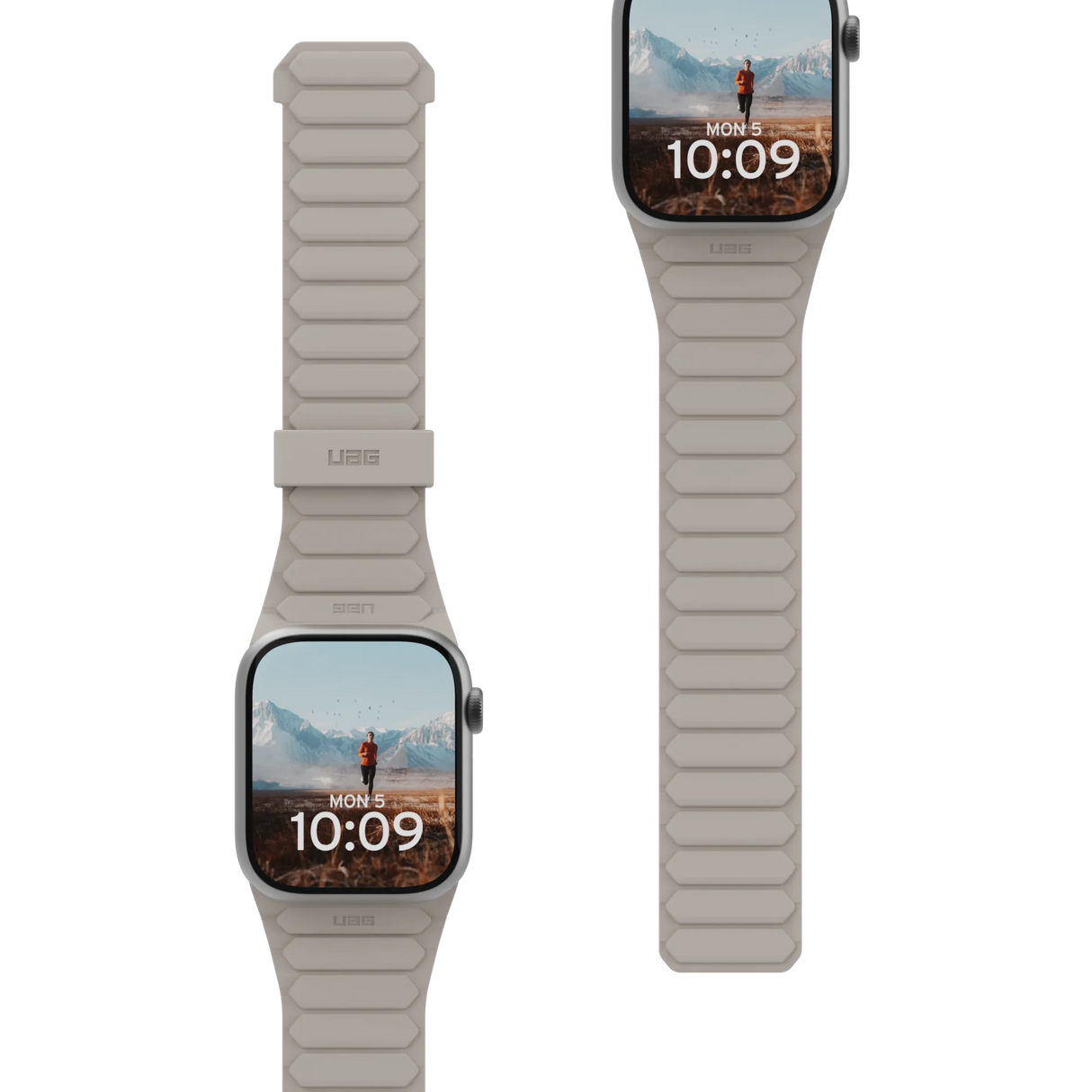 สายนาฬิกา UAG รุ่น Pathfinder - Apple Watch 42/44/45/49mm - สี Black/Titanium