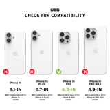 เคส UAG รุ่น Metropolis LT Magsafe - iPhone 16 Pro - สี Micro Hex Camo Graphite