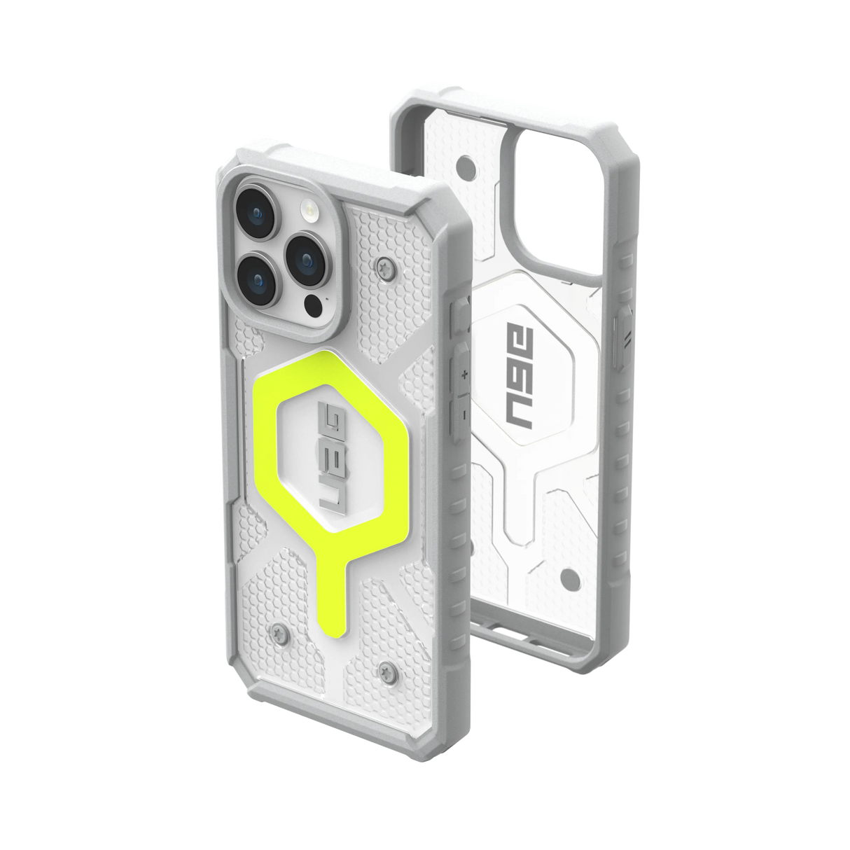 เคส UAG รุ่น Pathfinder Clear MagSafe - iPhone 15 Pro Max - สี Active Neon