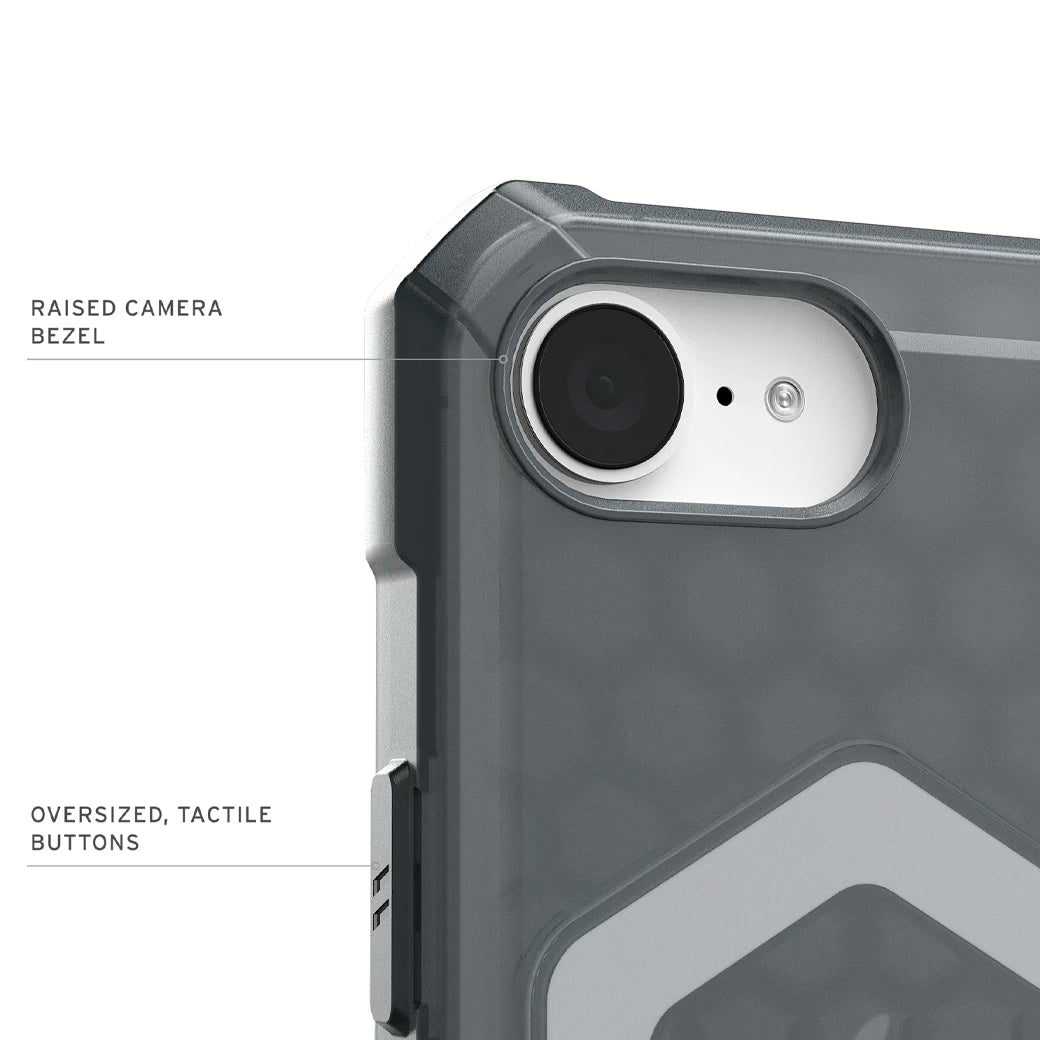 UAG รุ่น Essential Armor with Magsafe – เคส iPhone 16e – สี Ash